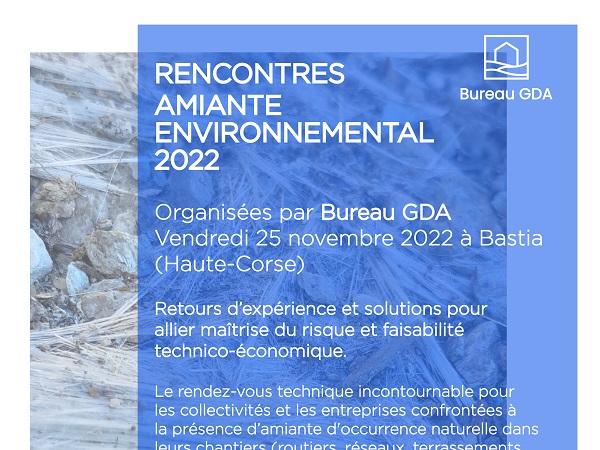 Rencontres Amiante Environnemental Bastia 2022